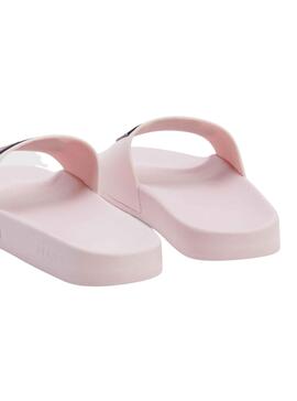 Chanclas Tommy Jeans Flag Pool Rosa para Mujer