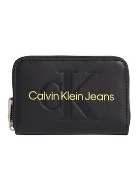 Cartera Calvin Klein Sculpted Med Negro para Mujer