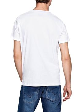 Camiseta Pepe Jeans Isaac Blanco Hombre