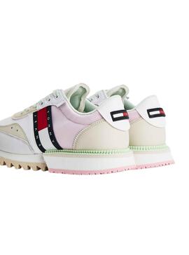 Zapatillas Tommy Jeans Cleated Blanco para Mujer