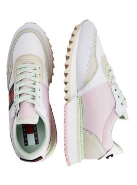 Zapatillas Tommy Jeans Cleated Blanco para Mujer