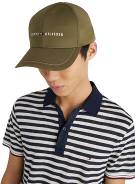 Gorra Tommy Hilfiger TH Skyline Verde para Hombre