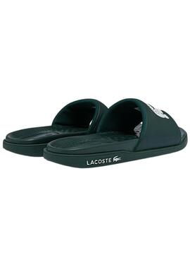 Chanclas Lacoste Croco Dualiste Verde para Hombre