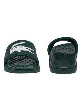 Chanclas Lacoste Croco Dualiste Verde para Hombre