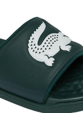 Chanclas Lacoste Croco Dualiste Verde para Hombre