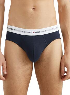 Calzoncillos Tommy Hilfiger 3 Pack Marino Hombre