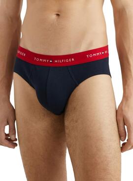 Calzoncillos Tommy Hilfiger 3 Pack Marino Hombre