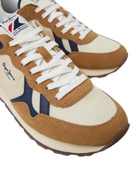 Zapatillas Pepe Jeans Brit Heritage Marrón Hombre