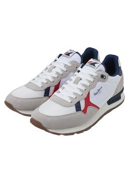 Zapatillas Pepe Jeans Brit Heritage Gris Hombre