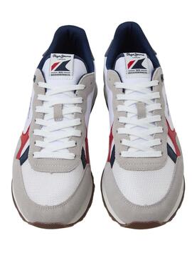 Zapatillas Pepe Jeans Brit Heritage Gris Hombre