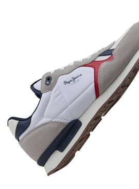 Zapatillas Pepe Jeans Brit Heritage Gris Hombre