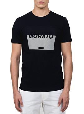 Camiseta Antony Morato Embossed Azul Hombre