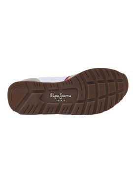 Zapatillas Pepe Jeans Brit Heritage Gris Hombre
