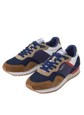 Zapatillas Pepe Jeans London One Marino Hombre