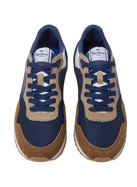 Zapatillas Pepe Jeans London One Marino Hombre