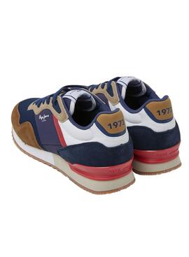 Zapatillas Pepe Jeans London One Marino Hombre