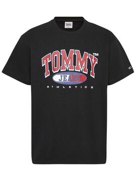 Camiseta Tommy Jeans Graphic Negro para Hombre