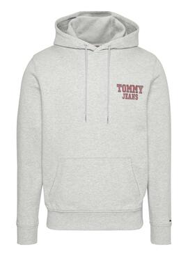 Sudadera Tommy Jeans Reg Entry Blanco para Hombre