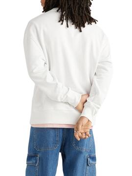 Sudadera Tommy Jeans Pop Text Blanco para Hombre