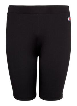 Shorts Tommy Jeans Badge Cycle Negro para Mujer