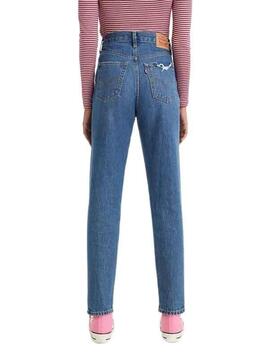 Pantalón Vaquero Levis Mom Jean Azul para Mujer