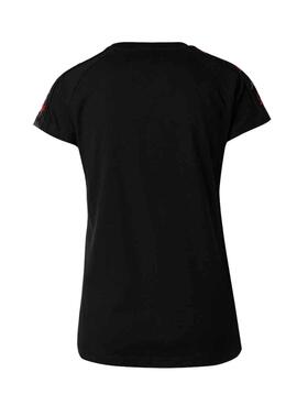 Camiseta Kappa Lina Negro para Mujer