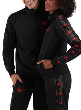 Chaqueta Kappa Loti Negro para Hombre