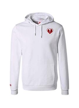 Sudadera Kappa Lorens Blanco para Hombre