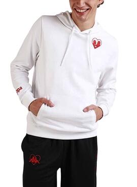 Sudadera Kappa Lorens Blanco para Hombre