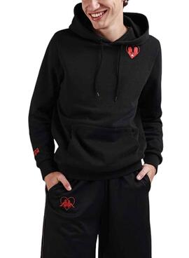 Sudadera Kappa Lorens Negro para Hombre