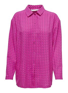 Camisa Only Naomi Rosa para Mujer