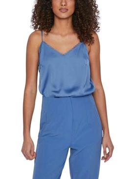 Top Vila Renny Azul para Mujer