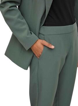 Pantalón Vila Carrie Verde para Mujer