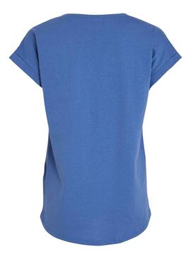Camiseta Vila Dreamers Azul para Mujer