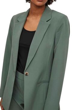 Blazer Vila Lowny Verde para Mujer