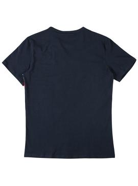 Camiseta Antony Morato Contrasti Azul Hombre