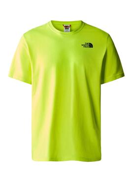 Camiseta The North Face Red Box Amarillo Hombre