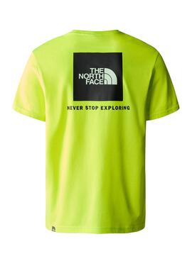 Camiseta The North Face Red Box Amarillo Hombre