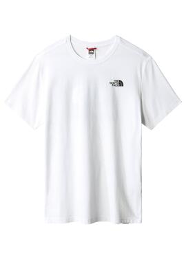 Camiseta The North Face Mountain Blanco Hombre