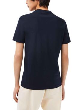 Camiseta Lacoste Print Marino para Hombre