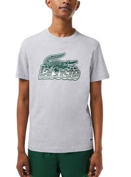 Camiseta Lacoste Print Gris para Hombre