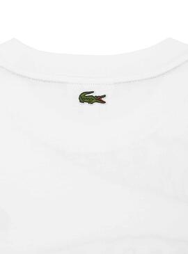 Camiseta Lacoste Printed Blanco para Hombre
