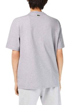 Camiseta Lacoste Printed Gris para Hombre