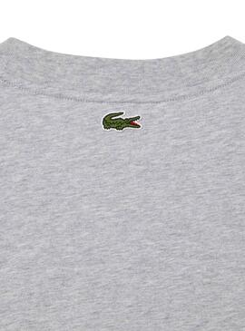 Camiseta Lacoste Printed Gris para Hombre