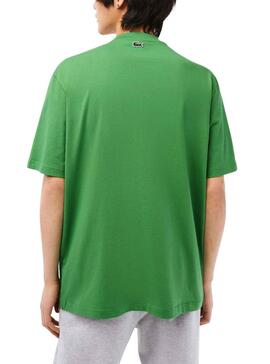 Camiseta Lacoste Printed Verde para Hombre