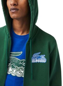 Sudadera Lacoste Clasic Verde para Hombre