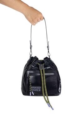 Bolso Munich Deep Bucket Negro para Mujer