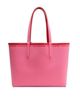 Bolso Lacoste Anna Reversible Rojo y Rosa 