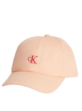 Gorra Calvin Klein Monogram Naranja