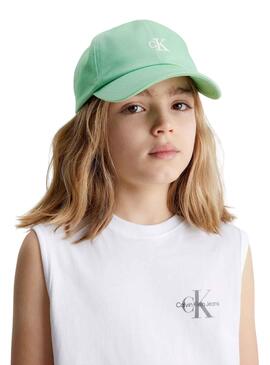 Gorra Calvin Klein Monogram Verde